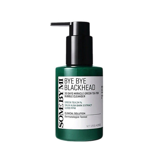 Featured image of SOME BY MI - Bye Bye Blackhead 30 Days Miracle Green Tea Tox Bubble Cleanser-Water Cleanser-K-Beauty UK
